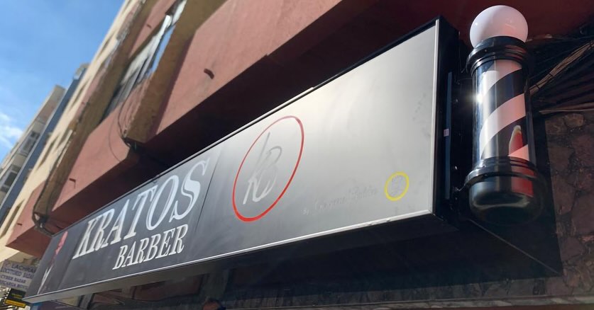 Imagen donde se puede ver uno de los trabajos ya finalizados de luminosos canarias