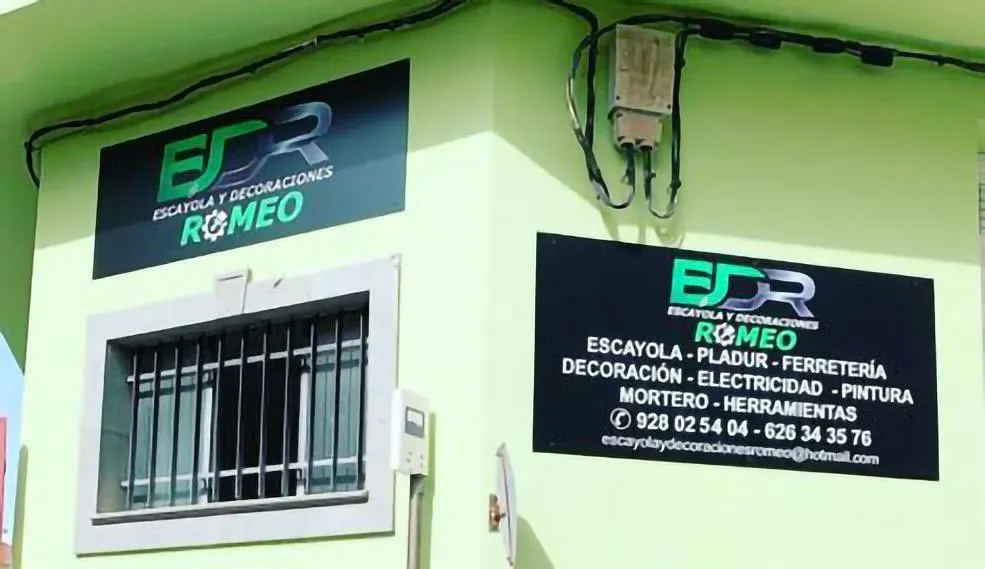 Imagen de un rótulo creado por Luminosos Canarias